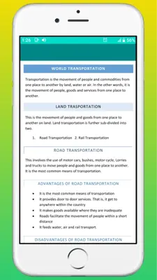 Geography Notes android App screenshot 0