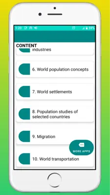 Geography Notes android App screenshot 2